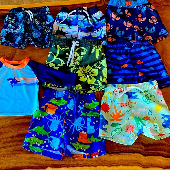 💝Colorful Kids Swim Shorts Set - Picture 1 of 1